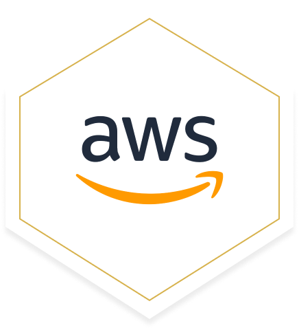 Amazon Web Services logo, Restive is an AWS partner