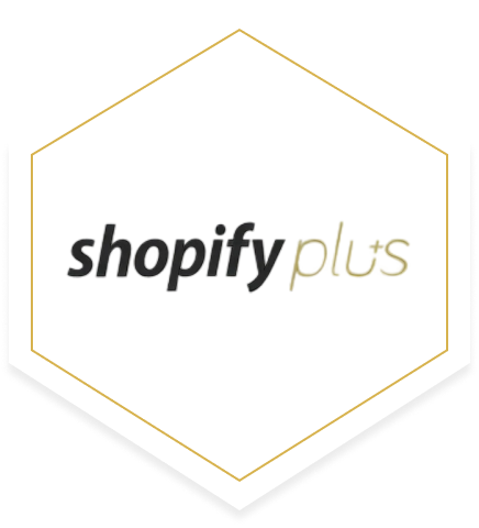 Shopify Plus logo, Restive is a Shopify Plus partner