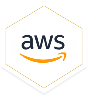 Amazon Web Services logo, Restive is an AWS partner