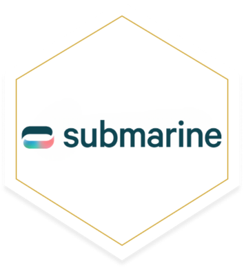 Submarine logo, Restive is a Submarine partner